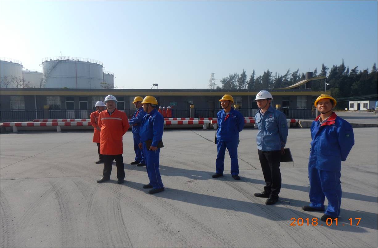 2018年1月17日，股份公司董事長(zhǎng)曾一平對(duì)新源茂名油庫(kù)進(jìn)行節(jié)前安全大檢查.jpg